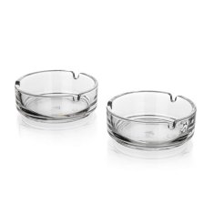 Value VETRO-PLUS Stekleni pepelnik SUPER 10 cm, prozoren 2 kosa