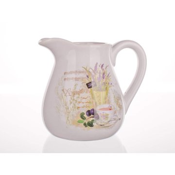 Banquet Keramični vrč LAVENDER 880 ml, komplet 3