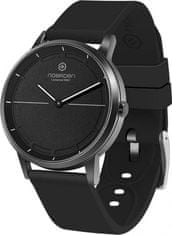 4DAVE MATE2 Full Black Hybrid Smart Watch/ zaslon na dotik s safirnim kristalom/ 5 ATM/ do 6 mesecev delovanja baterije/ črna/ CZ aplikacija