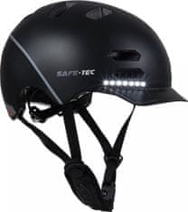 4DAVE SAFE-TEC Bluetooth pametna čelada/ SK8 Black M