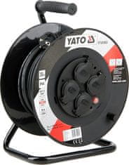 YATO Podaljševalni kabel bobna 4 vtičnice IP44 16A 30 m