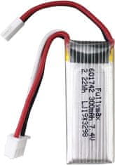 YUNIQUE GREEN-CLEAN 7.4V 300mAh Visokohitrostna litijevska baterija za WLToys F959 F959S XK A600 A700 A800 A430 RC Model letala Akumulatorska baterija za fiksno jadralno letalo