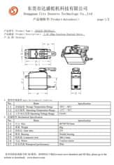 YUNIQUE GREEN-CLEAN DS3235 PRO 7.4V 35KG Jedrni digitalni servomotor z 18T kamero za robotski model tovornjaka Baja Car 1/10 (180 stopinj)