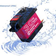 YUNIQUE GREEN-CLEAN DS3230 PRO 7.4V 30KG Digitalni servomotor z 25T kamero za robotski tovornjak Model Baja Avto 1/10 (180 stopinj)