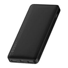 BASEUS Powerbank Bipow 10000mAh, 2xUSB, USB-C, 15W (črna)