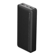 BASEUS powerbank Bipow, 20000 mAh, 2x USB, USB-C, 25 W (črna)