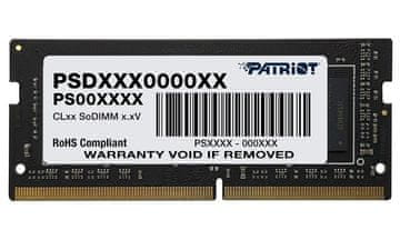 Patriot Signature 32GB DDR4 3200MHz / SO-DIMM / CL22 / 1,2V
