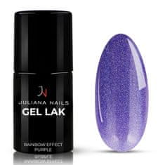 Juliana Nails Gel Lak Rainbow Effect Purple bleščeča vijolična No.643 6ml