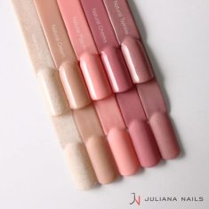 Juliana Nails Gel Lak Natural Twinkle nude roza No.657 6ml