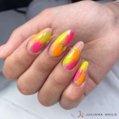 Juliana Nails Gel Lak Neon Tequila Sunrise oranžna No.691 6ml