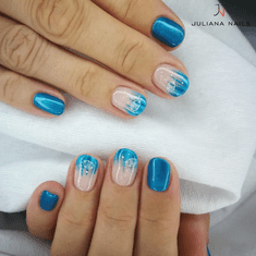 Juliana Nails Gel Lak Dream Bay modra turkizna No.716 6ml