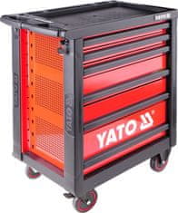 YATO Mobilna delavniška omara z orodjem (177 kosov) 6 predalov
