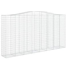 Vidaxl Obokane gabion košare 25kosov 400x50x200/220cm pocinkano železo