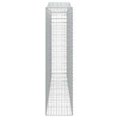 Vidaxl Obokane gabion košare 25kosov 400x50x200/220cm pocinkano železo