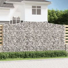 Vidaxl Obokane gabion košare 25kosov 400x50x200/220cm pocinkano železo