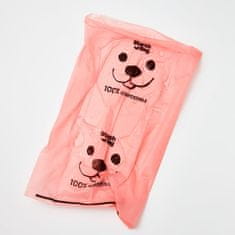 Shopacita Kompostabilne in biorazgradljive vrečke za pasje iztrebke, roza, 120 vrečk