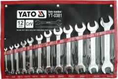 YATO Komplet 12 ploščatih ključev 6-32 mm
