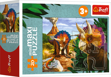 Trefl Puzzle Svet dinozavrov: Triceratops 20 kosov