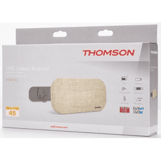Thomson ANT1539 aktivna sobna TV antena, tekstilna površina, bež