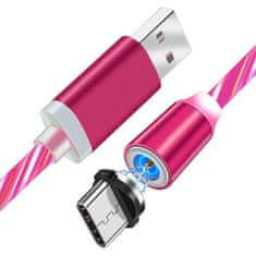 Fede Amore MAGNETNI USB POLNILEC Z LED SVETLOBNIMI EFEKTI LIGHTSHOW 1+1 GRATIS
