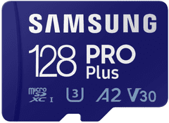 Samsung Pro Plus kartica, microSDXC, 128GB, bralnik kartice (MB-MD128KB/WW)