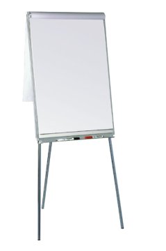TIP Table bela tabla, Flipchart na treh nogah, magnetna, emajlirana, 90 x 60 cm