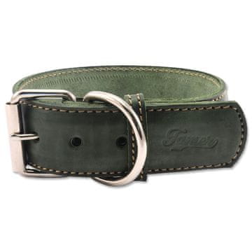 TAMER Obojek TAMER kožený 5 / 55 cm zelený 1 ks