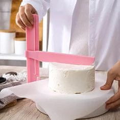 hurtnet Slaščičarski nastavljiv pripomoček za glajenje torte – strgalo za dekoracijo