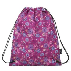 Bagmaster Dekliška šolska torba za copate/športne copate ALFA 9 A PINK/VIOLET