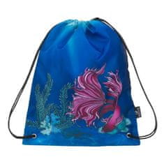 Bagmaster Dekliška šolska torba za copate ali športne copate GALAXY 9 C VIOLET/BLUE