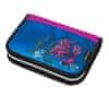 Šolski etui za svinčnike za dekleta GALAXY 9 C fish Warrior fish colorful VIOLET/BLUE/PINK