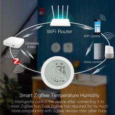 MojPlanet zigbee pametni senzor temperature in vlažnosti z LCD zaslonom