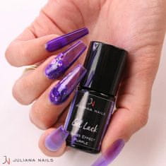 Juliana Nails Gel Lak Glass Effect Purple vijolična No.725 6ml