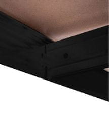 Aga 2x Kovinski regal 180x90x40 cm 5 polic Črna