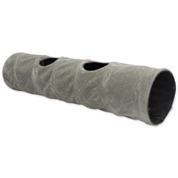 Magic cat Tunel MAGIC CAT XL plyšový šedý 150 cm
