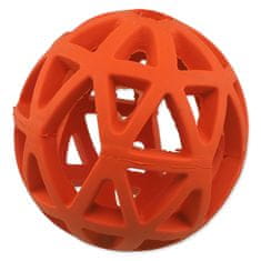Dog Fantasy Míček DOG FANTASY děrovaný oranžový 9cm 1 ks