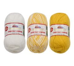 Himalaya EVERYDAY SENFONi - 100g / 196 m - pakiranje 3 x 100g - rumena, bela