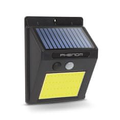 PHENOM Solarni LED komplet - 2x stenska solarna svetilka 5W 300lm + 2x 3W 120lm IP65 s senzorjem gibanja in mraka 3 načini delovanja