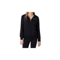 Champion Športni pulover črna 158 - 162 cm/XS Hooded Full Zip Sweatshirt
