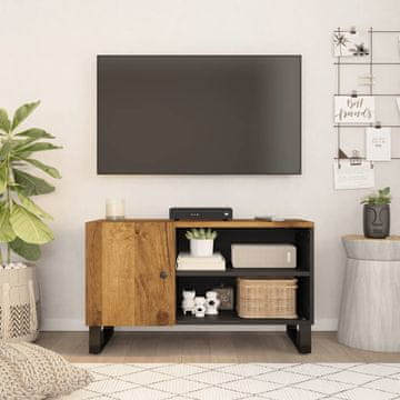 Vidaxl vidaXL TV omarica, 80x33x46 cm, mangov les in smola