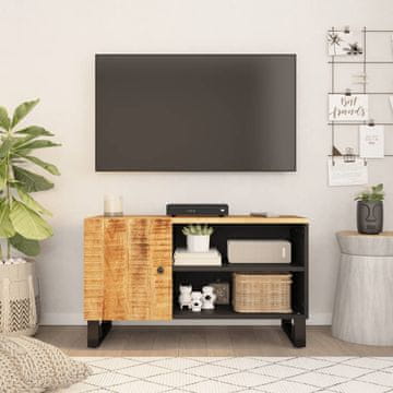 Vidaxl vidaXL TV omarica, 80x33x46 cm, mangov les in smola