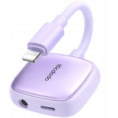Mcdodo Adapter, adapter, mini jack, za iPhone, vijolične barve, McDodo | CA-2741