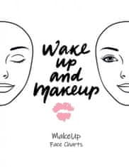 MakeUp Face Charts: Paper Practice Face Charts For Makeup Artists
