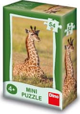 Dino Puzzle Živali - Žirafa 54 kosov
