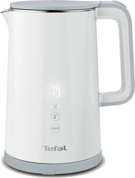 Tefal Električni kuhalnik Tefal Sense KO6931, 1,5 L, 1800 W, bel, s prilagodljivo temperaturo in funkcijo ohranjanja toplote