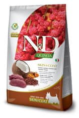 Farmina kvinoja za pse koža, divjačina, kokos odrasli mini 800g