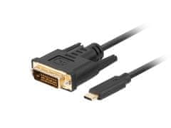 Lanberg lanberg ca-cmdv-10cu-0018-bk video kabelski adapter 1,8 m usb tip-c dvi-d črn