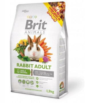 Brit BRIT Animals Polna hrana za kunce – 1,5 kg