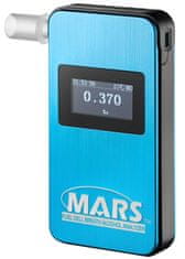 slomart Breathalyzer ALCOVISOR Mars BT - Natančen in prenosljiv tester alkohola s petimi ustniki, LCD zaslon, 0.01% natančnost