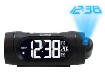Blaupunkt Blaupunkt CRP9BK radio ura s projektorjem, LED zaslon, FM radio, črna, baterijski in AC vir napajanja